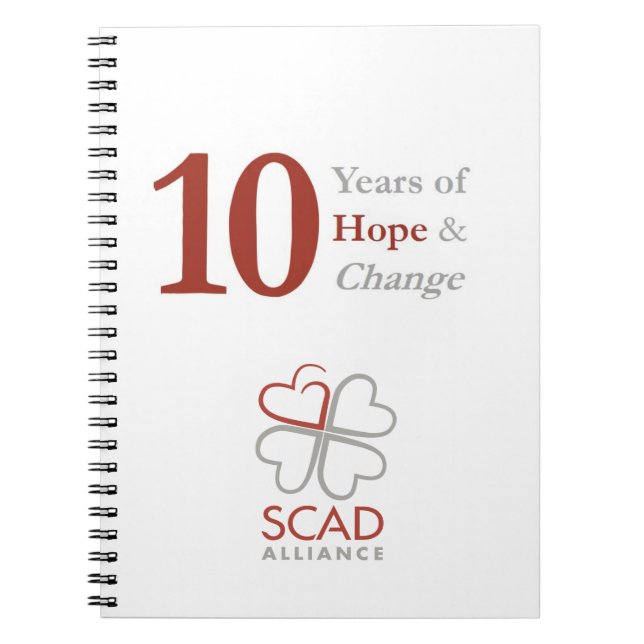 10 ans Anniversaire SCAD Alliance carnet (Devant)