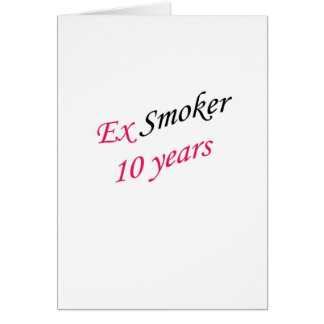 10 ans d'ex-fumeur
