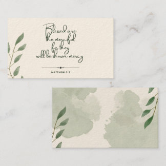 10 Jours d'écriture Verse Cartes | Matthieu 5:7