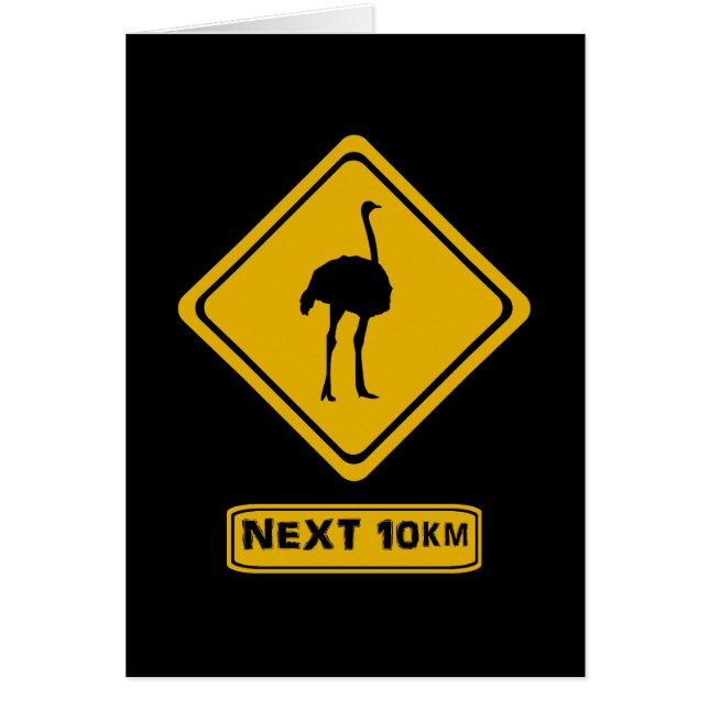 10 km d'autruches (Devant)