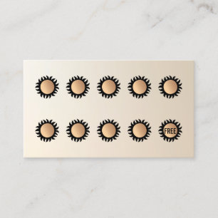 10 Punch Spray Tan Visite Fidélité du client