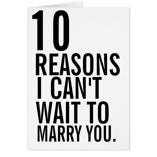 10 raisons que je ne peux pas attendre pour vous (Devant)