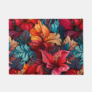 #10 Tapis de porte à motifs floraux