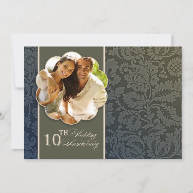 10e anniversaire invitations photo (Devant)