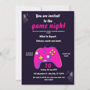 10e anniversaire VIDEO invitation pour les filles