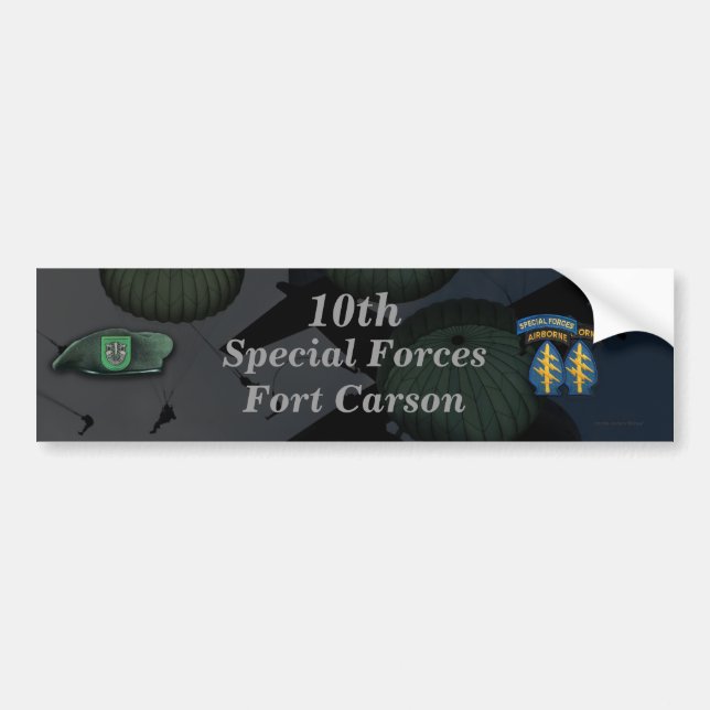10e Sticker Bumper de fort carson (Devant)