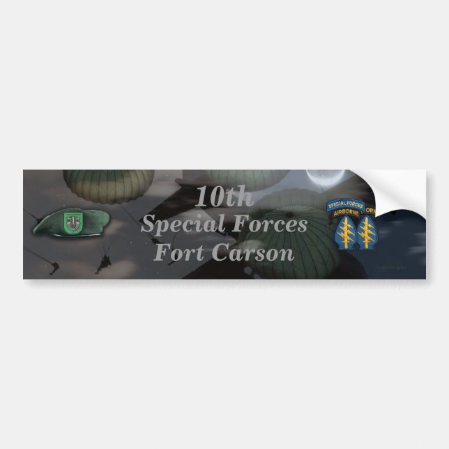 10e Sticker Bumper de fort carson (Devant)