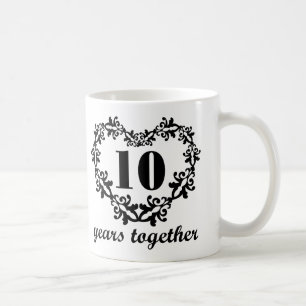 10ème D'anniversaire d'années tasse de cadeau de