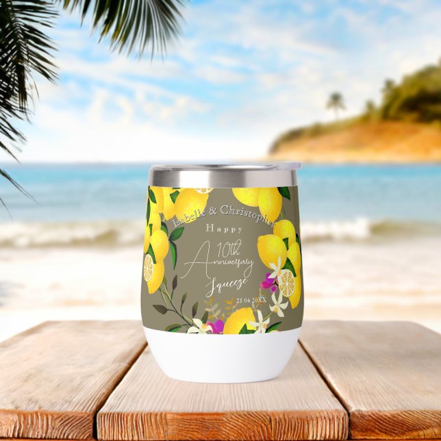 10th Wedding Anniversary Lemon Squeeze  (Yoga)