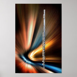 10x14 Poster ou photo en flux pour musicien