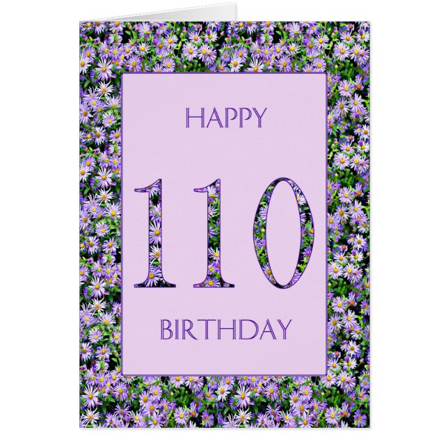 110e anniversaire de marguerites violettes (Devant)