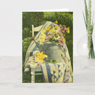 1138 Arrosage sur la carte de sympathie Quilt