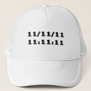 11/11/11 11h11 : casquette 11