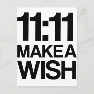 11:11 FAIRE UNE carte postale SOUHAITABLE