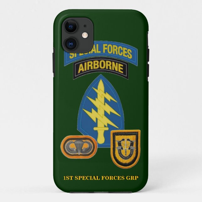 11 1ER coque iphone DES FORCES SPÉCIALES (Dos)