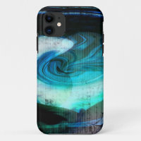 Alien Paysage Grunge iPhone 5 Coque