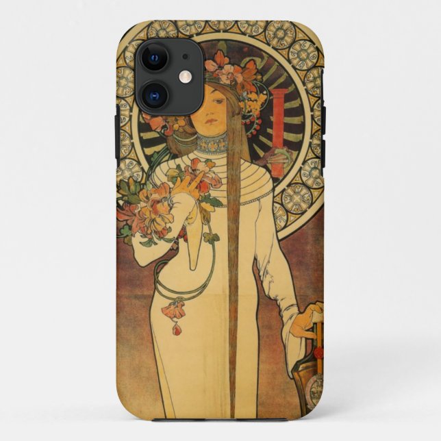 11 Art Nouveau le coque iphone de Trappistine (Dos)