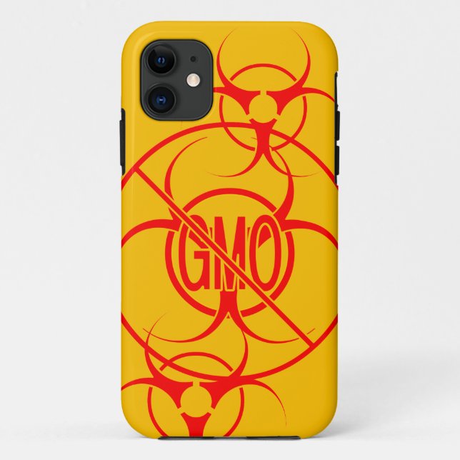 11 Aucun OGM coque iphone Biodanger OGM iPhone 5 Coqu (Dos)