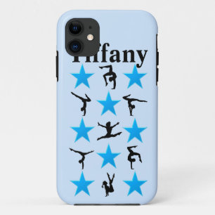 11 BELLE ÉTOILE BLEUE COQUE IPHONE GYMNASTIQUE PERSON