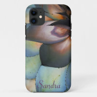 Blue Agave Succulent iPhone 5 Coque *personnalisez