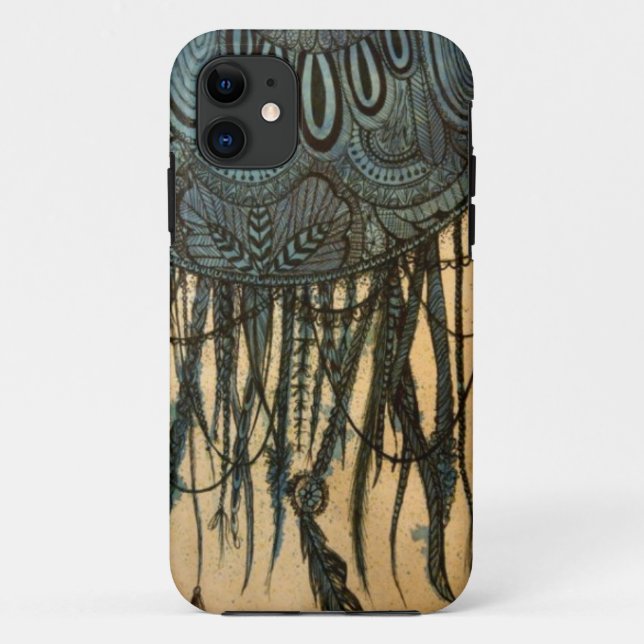 11 Blue Dreamcatcher iPhone 5 coque (Dos)