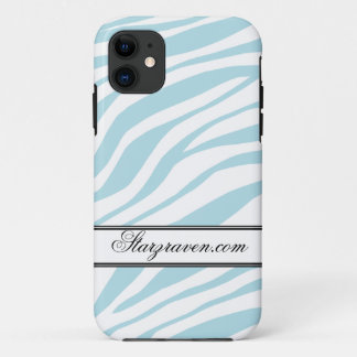 11 Blue Zebra Imprimer iPhone 5 Coque personnalisé