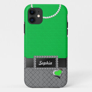 11 Chic Robe verte iPhone 5/5s Coque