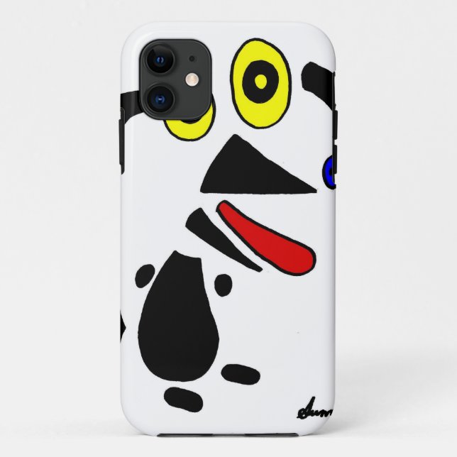 11 Chien Abstrait iPhone 5 à peine Coque (Dos)