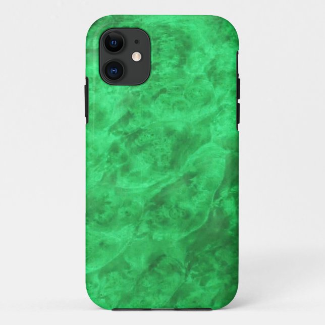 11 Chiens cachés en Vert iPhone 5 Coque (Dos)