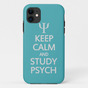 11 Conserver le calme et l'étude Psych coque iphone p
