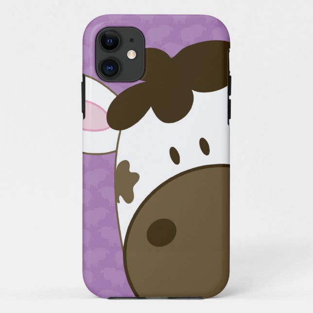 11 Coque de vache-Mate iPhone 5 Coque - violet (Dos)