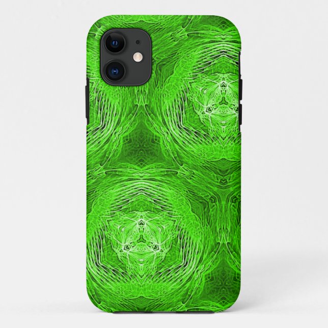 11 Coque électrique vert iPhone 5 (Dos)