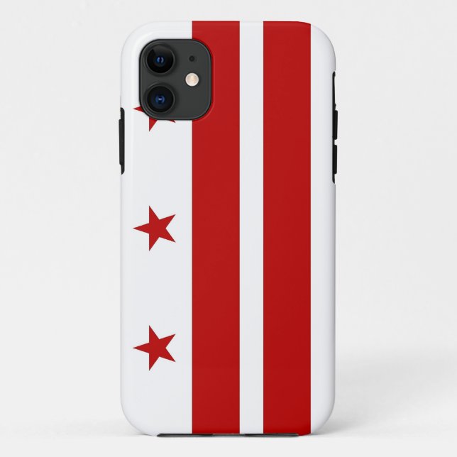 11 COQUE IPhone 5 avec drapeau de Washington DC (Dos)