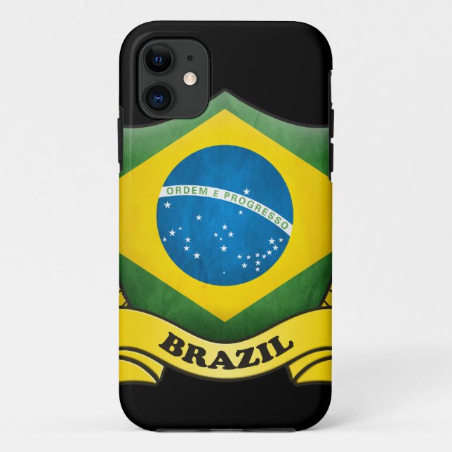 11 Coque iPhone 5 Drapeau Brésil (Dos)