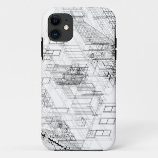 11 Coque iphone architectural de cadre de fil