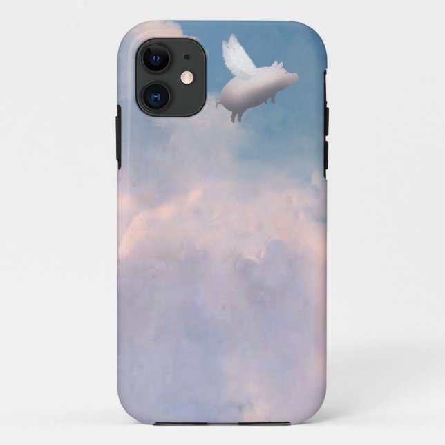 11 coque iphone cochon volant (Dos)