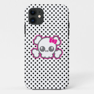 11 Coque iphone crâne rose Kawaii