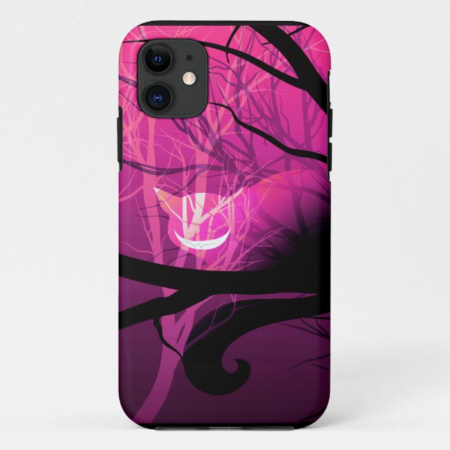 11 Coque iphone de chat de Cheshire - rose (Dos)