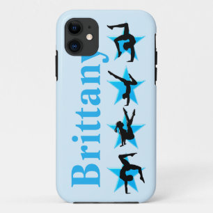 11  COQUE IPHONE DE GYMNASTIQUE PERSONNALISÉ BLUE STA