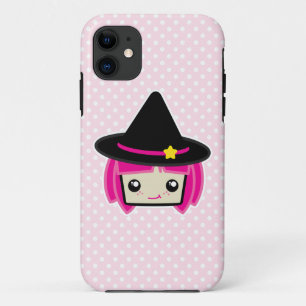 11 Coque iphone de sorcière Kawaii Pink Haired