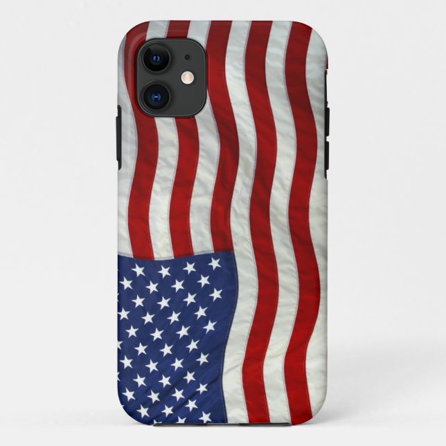 11 Coque iphone du drapeau patriotique américain (Dos)