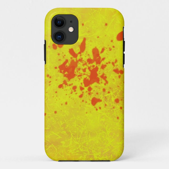 11 coque iphone jaune. (Dos)