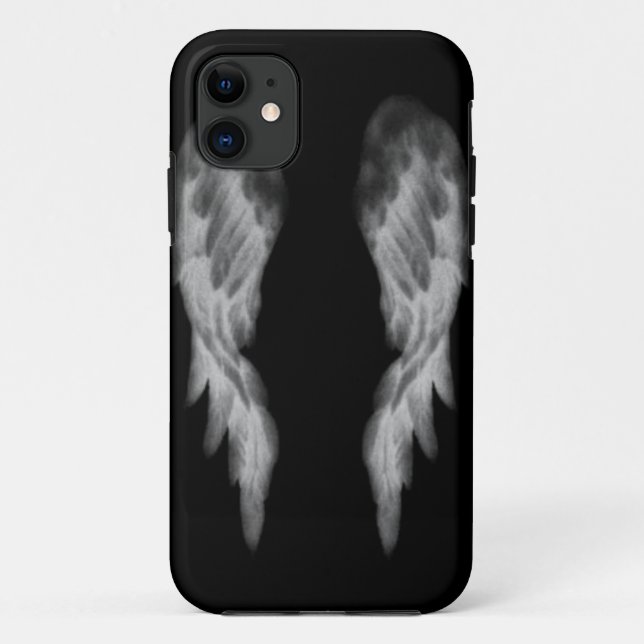 11 Coque iphone noir d'ange (Dos)