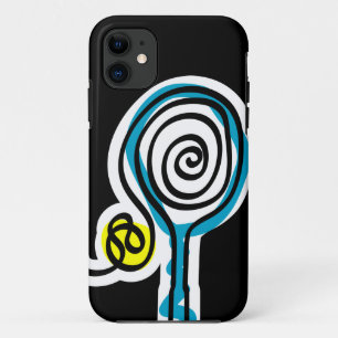 11 Coque iphone noir pour joueur de tennis