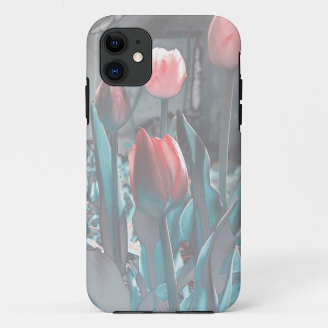 11 Coque iphone Pastel Tulips (Dos)