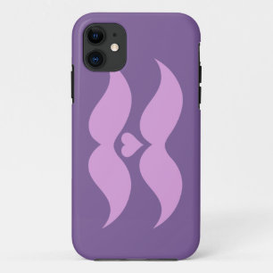 11 Coque iphone personnalisé Pink Mustaches