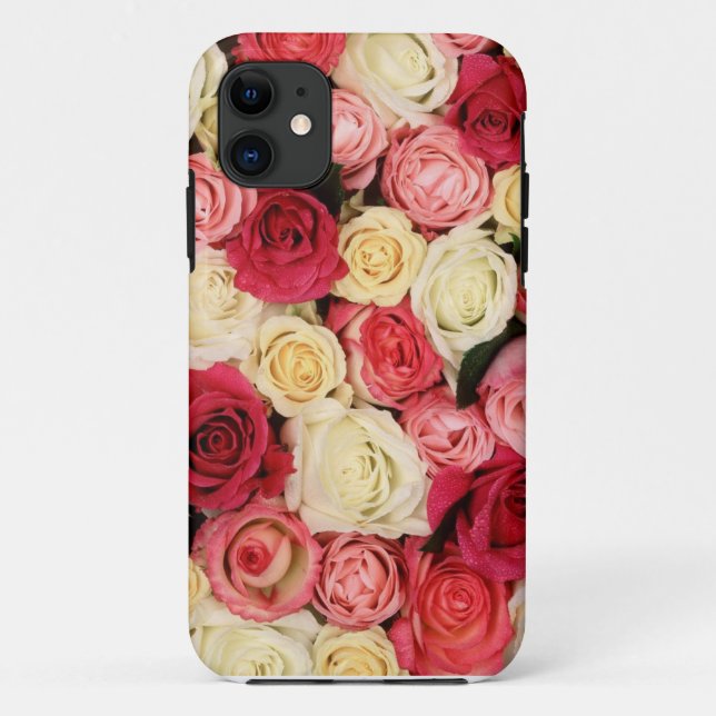 11 Coque iphone rose et rouge Roses (Dos)