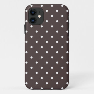 11 Coque Polka Dot de 50° Brown pour iPhone 5