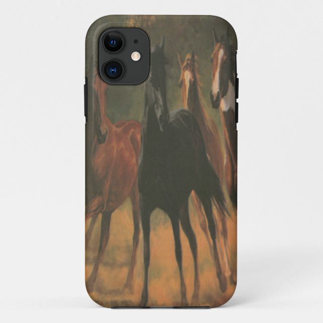 11 Coque Wild Horses iPhone 5G (Dos)
