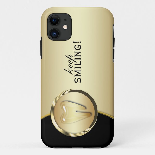 11 Couverture dentaire de coque iphone de dent de (Dos)